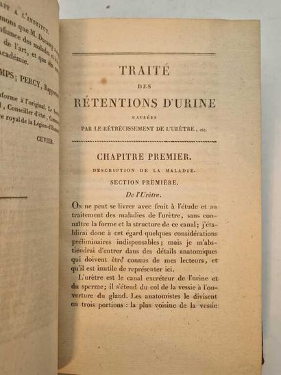 DUCAMP, Théodore. Traité des Rétentions d'Urine...