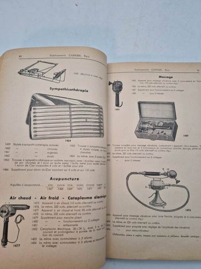 [MEDICAL EQUIPMENT]. Catalog of Etablissements...