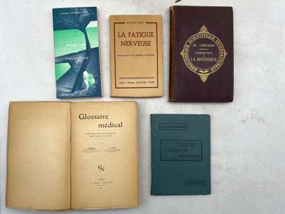 Manette, botany. 13 books Set of 13 medical,...