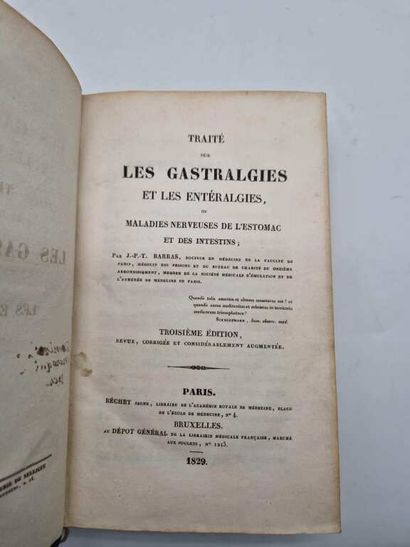 BARRAS, Jean Pierre. Traité sur les Gastralgies...