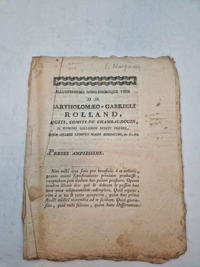 [THESES]. Set of 8 Theses or Medical Publications...