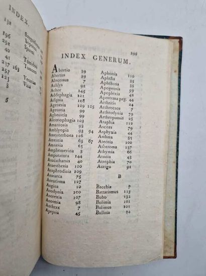 CULLEN, Guillaume. Synopsis Nosologiae Methodicae,...