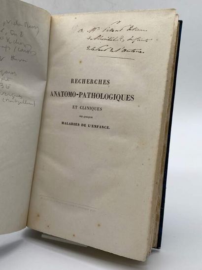 LEGENDRE, François Laurent. Recherches anatomo-pathologiques...
