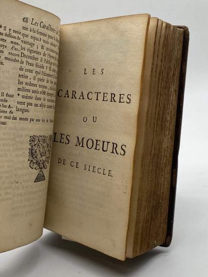 LA BRUYERE, Jean de. Les Caractères de Theophraste...