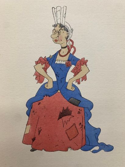 [ILLUSTRES XXe]. Set of three works: Les...