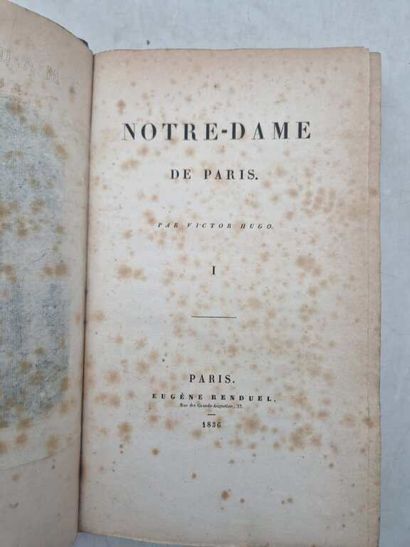 HUGO, Victor. Notre-Dame de Paris, published...