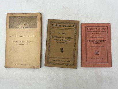[GERMAN LITERATURE]. 19 works Beautiful set...