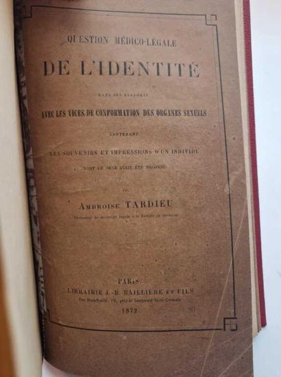 TARDIEU, Ambroise. Question médico-légale...