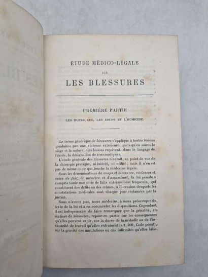 TARDIEU, Ambroise. Etude Médico-Légale sur...