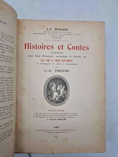 TORAUDE, Léon-Gabriel. J. F. DEMACHY. Histoires...
