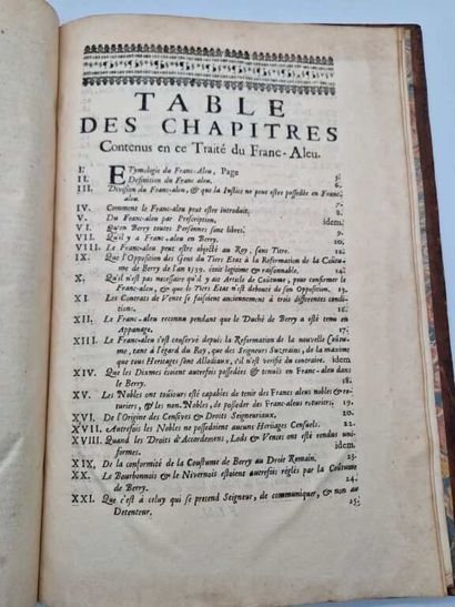 LA THAUMASSIERE, Maître Gaspard Thaumas de....