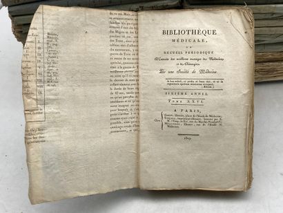 [PERIODICAL]. Bibliothèque médicale, ou recueil...
