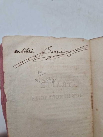 LORDAT, Jacques. Traité des Hémorragies....