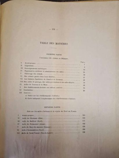 LWOFF, Salomon. Rapport [...] sur les asiles...