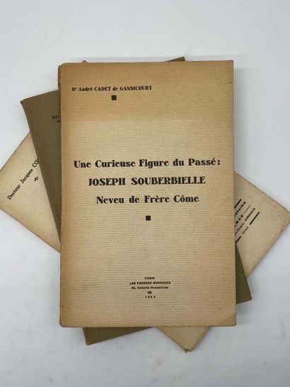 [MEDECINE]. 5 works 5 volumes in-8 paperback....