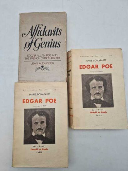 BONAPARTE, Marie. Edgar Poe. Etude Psychanalytique,...