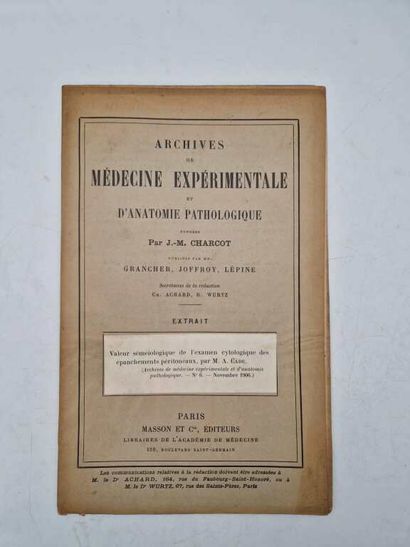 Manette. Set of 26 Miscellaneous Medical...