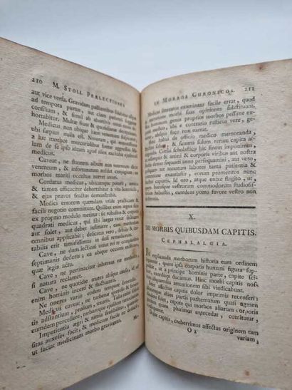 STOLL, Maximilian. Praelectiones in Diversos...