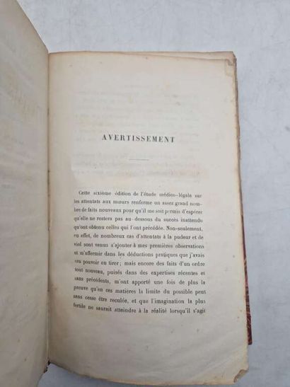 TARDIEU, Ambroise. Etude médico-légale sur...