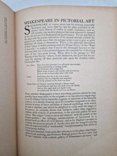 SALAMAN, Malcolm. Shakespeare in Pictorial...
