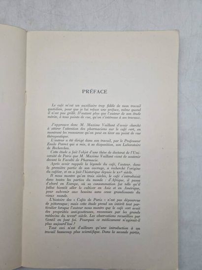 VAILLANT, Maxime. Le Café Vert, published...