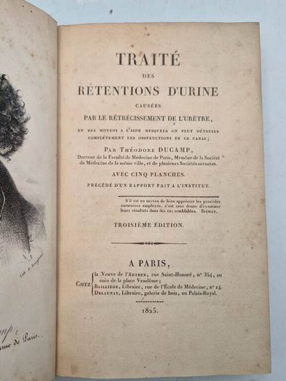 DUCAMP, Théodore. Traité des Rétentions d'Urine...