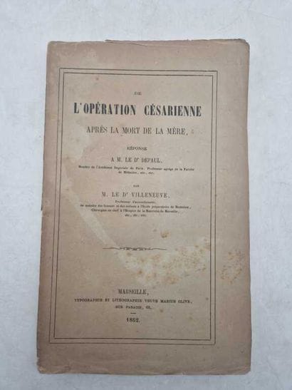 VILLENEUVE, Etienne-Pierre-Félix. De l'Opération...