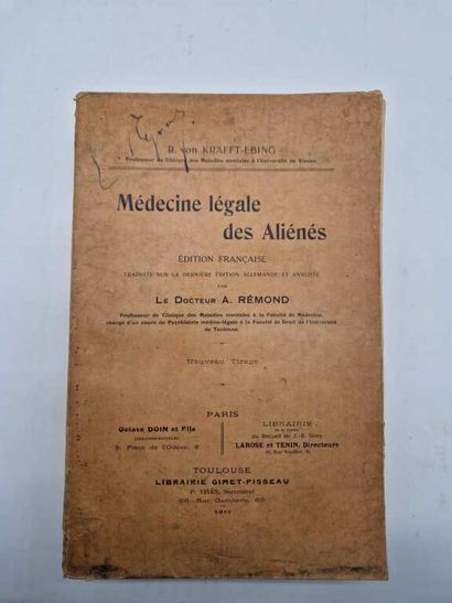 KRAFFT-EBING, Richard von. Médecine légale...