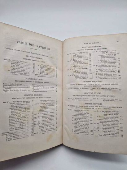 HUGUENIN, Gustav. Anatomie des Centres Nerveux....