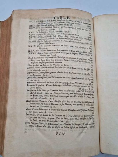 LA THAUMASSIERE, Maître Gaspard Thaumas de....