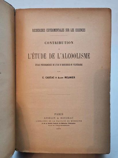 CADEAC, Célestin and MEUNIER, Albin. Recherches...