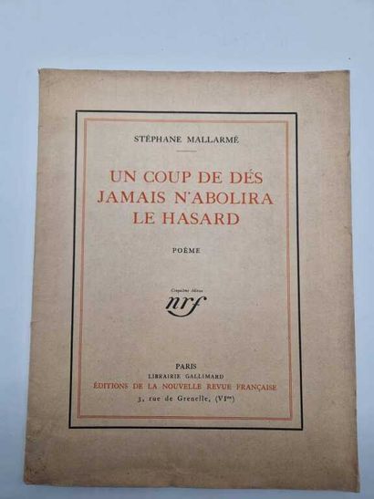 MALLARME, Stéphane. Un coup de dés n'abolira...