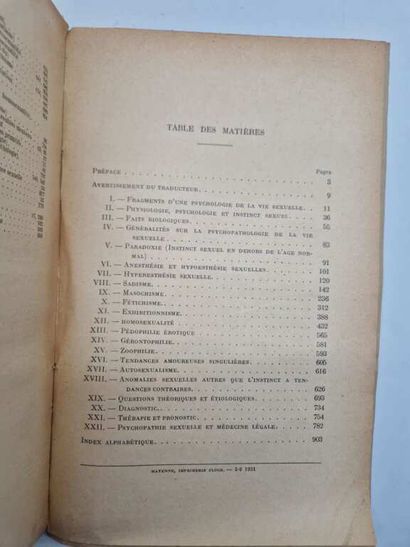 KRAFFT-EBING, Richard von. Psychopathia Sexualis....