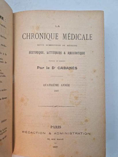 CABANES, Augustin. La Chronique Médicale....