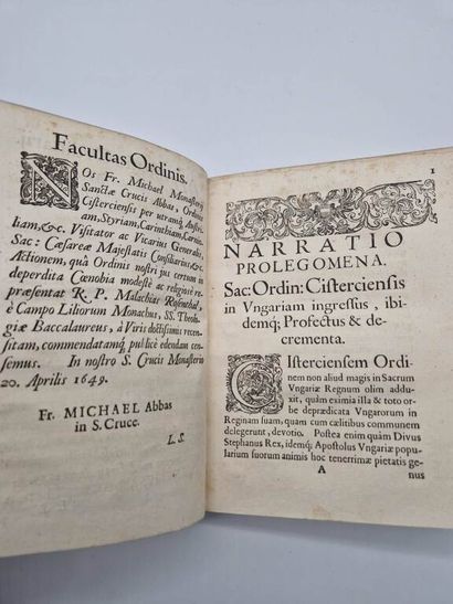 ROSENTHAL, Malachias. Actio sacri ordinis...