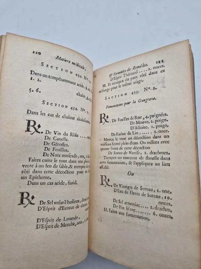 BOERHAAVE, Herman. Traité de la Matière Médicale...