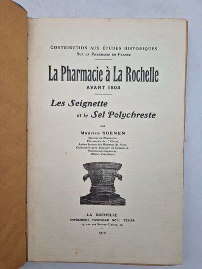 [PHARMACOPEE]. Set of 6 works dealing with...