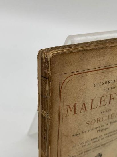 VALLEMONT. Dissertation sur les maléfices...