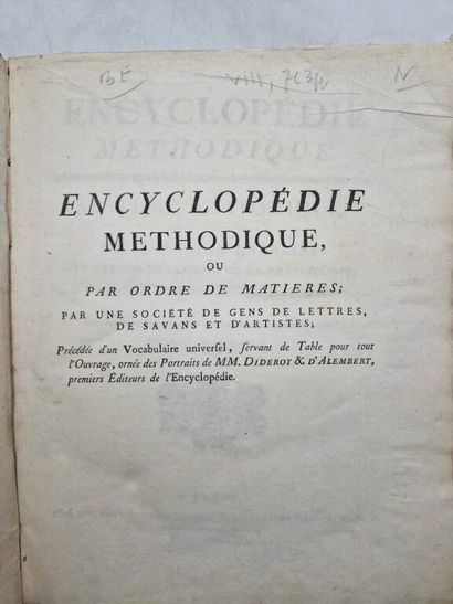 CLOQUET, Hippolyte. Encyclopédie Méthodique....