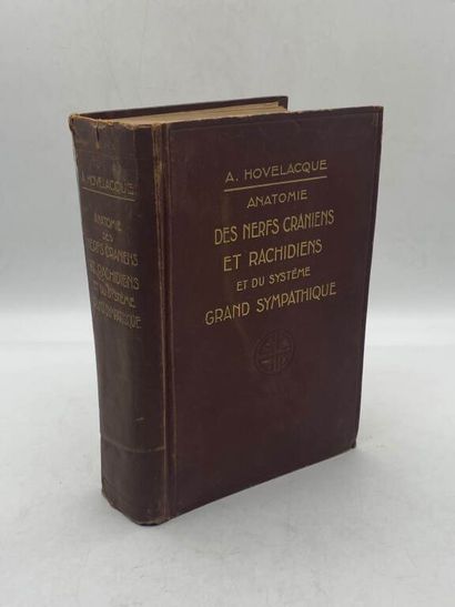 HOVELACQUE, André. Anatomie des nerfs crâniens...