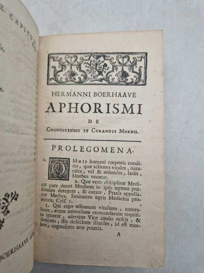 BOERHAAVE, Herman. Aphorismi de Cognoscendis...