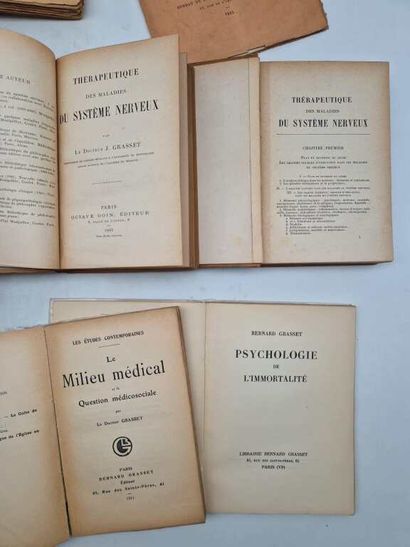 GRASSET, Joseph. Set of nine works by Doctor...