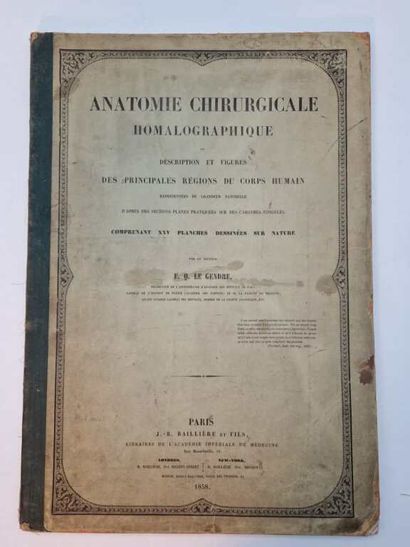 LE GENDRE, Eugène Quintien. Anatomie Chirurgicale...