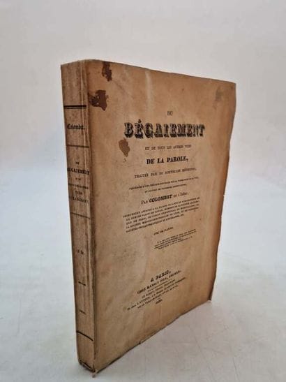 COLOMBAT de l'Isère. Du Bégaiement et de...