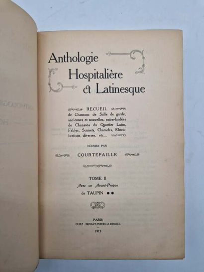 COURTEPAILLE. Analogie Hospitalière et Latinesque....