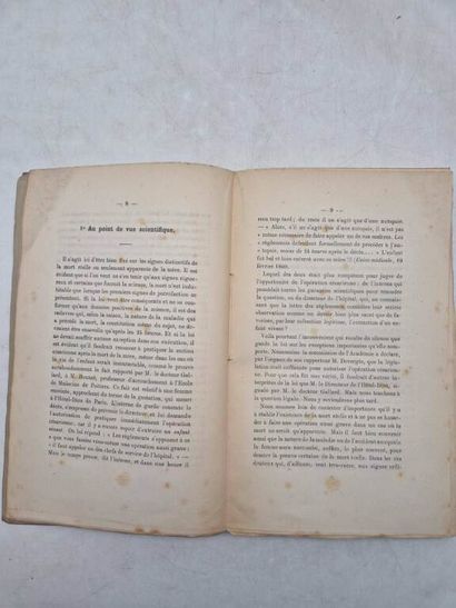 VILLENEUVE, Etienne-Pierre-Félix. De l'Opération...
