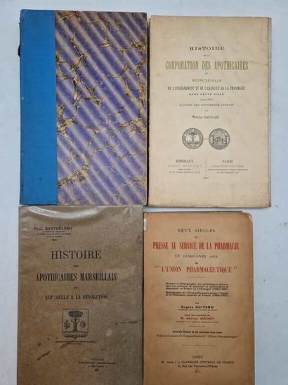 [PHARMACOPEE]. Set of 6 works dealing with...