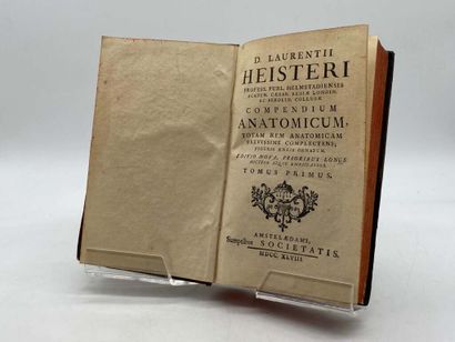 HEISTER, Lorenz. Compendium anatomicum, published...