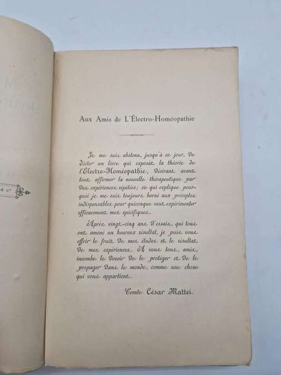 MATTEI, César. Médecine électro-homéopathique...