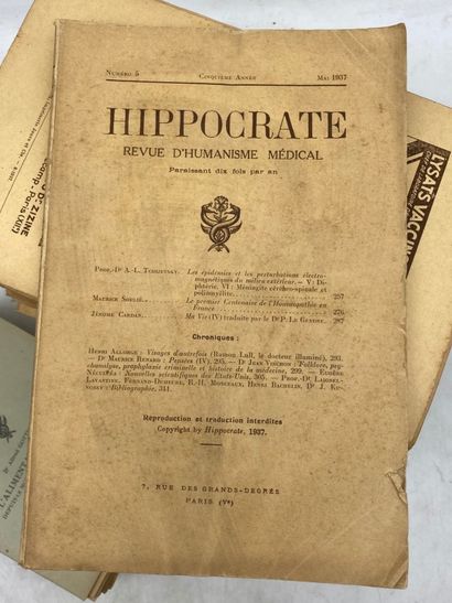 [REVIEW]. Hyppocrate. Revue d'humanisme médical....